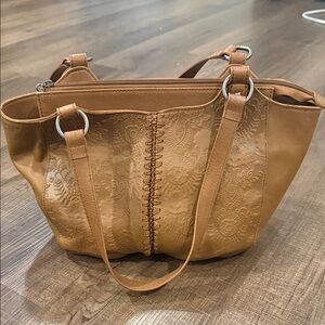 The Sak Bolinas leather satchel